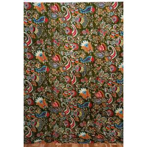 Wholesalers Indian Classy Floral Printed Eco-friendly Organic Cotton Hand Quilted High-quality Comfortable Vintage Kantha Quilt - Product Image 1