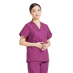 Conjunto de Uniforme de Enfermería Personalizado al por Mayor, Diseño Vintage 024, Unisex, de Algodón y Poliéster - Product Image 6