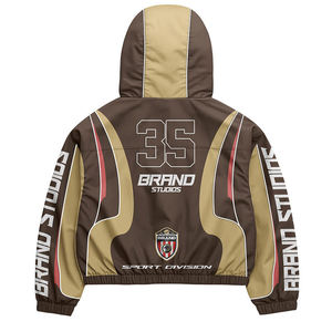 Fabricantes de Ropa Deportiva Personalizada, Chándal Impermeable de Poliéster para Hombre, Chándal Ligero Unisex con Estampado, Conjunto Deportivo de Nailon - Product Image 4