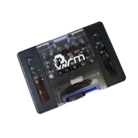 Jeu de forets à impact hexagonaux chromés de haute qualité avec support magnétique et étui rigide, personnalisable OEM, en acier S2