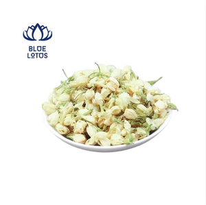Loto Azul Vietnam, Capullos de Flor de Jazmín Secos, Tallo Verde, Blanco, Ha Giang, 24 Meses de Vida Útil, Decoración para Eventos, Centro de Mesa, Té, Dylan - Product Image 1