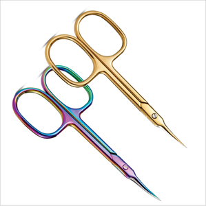 Ciseaux à ongles et à cuticules courbés russes professionnels Sharp, en acier inoxydable, par Sharp Professional - Product Image 4