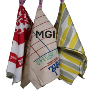Essuie-tout de cuisine en coton biologique léger, imprimé numérique personnalisé, écologique, réutilisable, tissé, jetable - Product Image 5