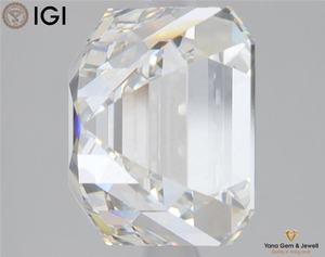 Diamant de laboratoire CVD taille Asscher 2,00 carats, couleur F, clarté VS1, avec certificat IGI, pour centre de bague de promesse - Product Image 3