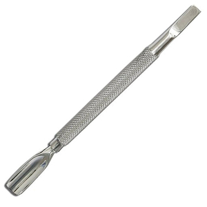 Outil de manucure et pédicure en gros, pousse-cuticules double face en acier inoxydable, nettoyeur d'ongles - Product Image 2