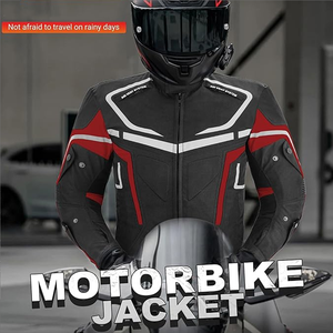 Chaqueta de Motocicleta para Hombre, Manga Larga, Armadura Protectora, Certificación CE, Tejido Transpirable, Equipo de Conducción para Todas las Estaciones - Product Image 4