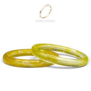 Bracelets en verre marbré de luxe aux couleurs variées, tendance, pour mariage, bijoux de créateur, style indien cachemiri, translucides - Product Image 6