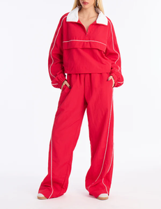 Conjunto de Chaqueta y Pantalones Cortos Impermeables y Ecológicos de 2 Piezas para Hombre, Estilo Deportivo, Invierno, 100% Poliéster, Hecho a Medida - Product Image 2