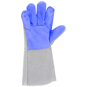 Goat Grain & Cowhide Split Leather TIG Welding <b>Gloves</b> <b>Long</b> Lasting Flame Retardant Construction <b>Gloves</b> for BBQ Heavy Duty Work - Product Image 5