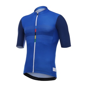 Maillot de cyclisme pour femme à logo personnalisé, manches courtes, fermeture éclair intégrale, séchage rapide, imprimé par sublimation, en Spandex/Polyester pour le cyclisme sur route - Product Image 5