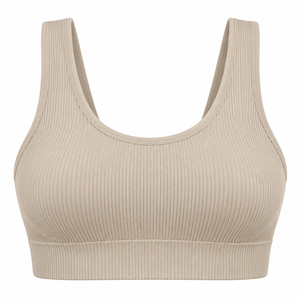 Soutien-gorge de sport sexy en nylon pour yoga, quatre aiguilles six fils, soutien-gorge de sport léger, séchage rapide, respirant, torsion avant, push-up, très tendance - Product Image 6
