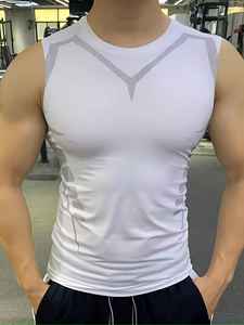 Débardeur homme en coton imprimé de haute qualité, respirant, décontracté, sans manches, indispensable pour l'été, vêtements de sport, logo personnalisé - Product Image 3