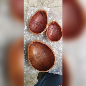 Set di ciotole Kapala, set di ciotole per offerte rituali, simboli buddisti tibetani degli artigiani di <span class=keywords><strong>Patan</strong></span> per la pratica tantrica sacra, ciotola a forma di teschio - Product Image 5