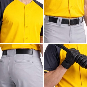 OEM Blank Two-Tone Baseball <b>Uniforms</b> Quick Dry Breathable <b>Custom</b> Team Shirts Men's Button Front Baseball Jersey - Product Image 4