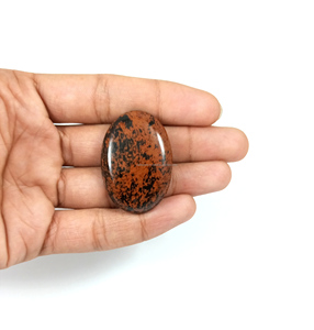 2026 Marconi Obsidiana de Alta Calidad, Cabujón de Corte Ovalado, Natural, Suelta, para Fabricación de Joyas Curativas, Venta al por Mayor a Granel - Product Image 6