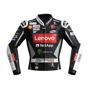 Men’s Cowhide Leather <b>Racing</b> <b>Jacket</b>/Chaqueta MotoCP Style CE Level 2 Armor Motorcycle Track Riding Protective Gear CE - Product Image 1