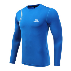 Body Building Spandex Polyester Made <b>Men</b> <b>Compression</b> <b>Shirts</b> Fitness Wear <b>Compression</b> <b>Shirts</b> <b>For</b> Online Sale - Product Image 1