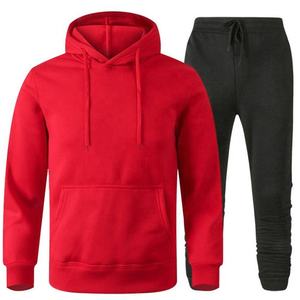 Sudadera deportiva personalizada para hombre, conjunto de traje para correr de gran tamaño, venta al por mayor - Product Image 2