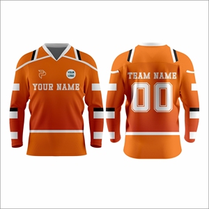 Conjunto de Uniforme de Hockey sobre Hielo al por Mayor, Uniforme Deportivo Profesional, Transpirable y que Absorbe la Humedad - Product Image 1