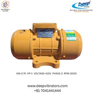 Motor de Inducción Asíncrono Trifásico de Servicio Pesado de 1HP y 415V, Montado en Pedestal, con Aparato de Refrigeración Encapsulado - Product Image 2