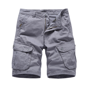 Wholesale Men's Cotton Chino Shorts Fashionable <b>Knee</b>-Length Summer Outdoor Wear with Solid Pattern Customizable OEM Service - Product Image 3