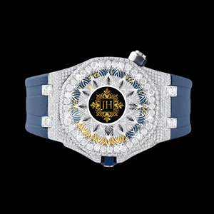Reloj de Cuarzo con Diamantes de Moissanita de Lujo, Estilo Hip Hop, Correa de Goma Resistente, Cristal de Zafiro, Calidad Premium, Gran Venta - Product Image 5