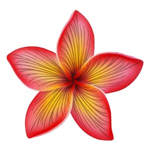 Hot Seller Thailand's Unique Pattern Plumeria Frangipani <b>Foam</b> Flower Fashion Accessory With Clip for Girls - Product Image 4