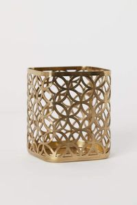 ชุดที่วางเทียนทรงกระบอกเหล็กหรูหรา ลายซันเบิร์สต์ สำหรับตกแต่งบ้าน - Product Image 2