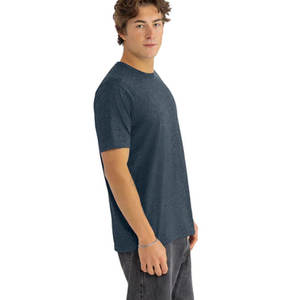 CVC T-Shirt Fabric Platform Poly Cotton Jersey Fabric 65% Polyester 35% Combed <b>Ring</b>-Spun Cotton 6200 Festival T Shirt For Men - Product Image 3