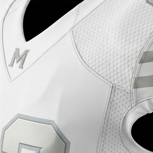 Uniformes de Fútbol Americano Sublimados Personalizados de Fábrica OEM, Manga Corta, Transpirables, de Secado Rápido y Alta Elasticidad para Entrenamiento - Product Image 5