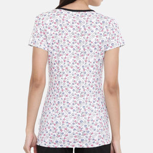 Camiseta de Cuello en V para Mujer, Diseño de Última Tendencia, Cómoda, Suave, Transpirable, de Secado Rápido, Verano, 100% Algodón, Alta Calidad - Product Image 2