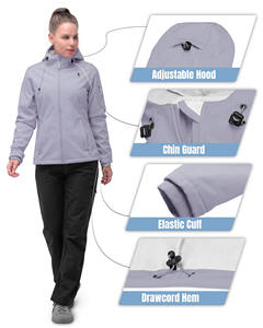 Chaqueta Softshell para Mujer, Superventas, Tejido Transpirable de Alta Calidad, para Deportes de Invierno, Senderismo, Esquí y Escalada - Product Image 6