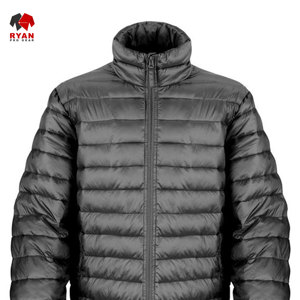 เสื้อแจ็คเก็ตพัฟเฟอร์แบบกำหนดเองสำหรับผู้ชาย ยี่ห้อ Ryan Pro Gear ผลิตจากผ้าระบายอากาศได้ดี พร้อมโลโก้แบบกำหนดเอง ดีไซน์ OEM - Product Image 2