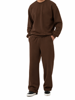Nouvelle Collection Tendance Streetwear Homme : Survêtements Vert Olive (Sweat-shirt Col Rond Uni et Pantalon de Survêtement) – Vente en Gros Fabricant