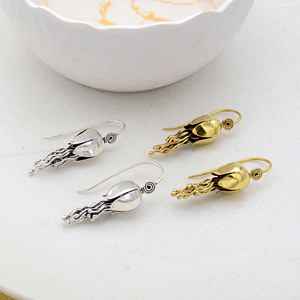 Pendiente de gota de flor de campana, campanas de primavera, joyería de declaración de flor Bohemia, la mejor idea de regalo para ella. - Product Image 2