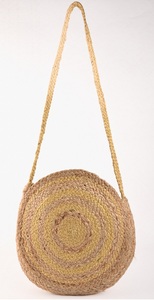 Woven Jute Women's Bohemian Solid <b>Large</b> <b>Shoulder</b> <b>Bag</b> Eco Friendly Open Closure All Seasons Daily Use - Product Image 2