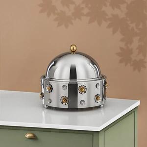 Casserole en métal conviviale pour les invités, conçue pour les tables de festival, permettant aux organisateurs de présenter des plats chauds aux participants, idéale pour le service de hot pot. - Product Image 6