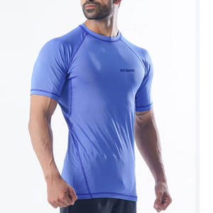Nouveauté : T-shirts de sport pour hommes, col rond, manches courtes, écologiques, sur mesure, de haute qualité, respirants, en vente en ligne - Product Image 4