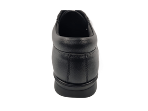 Zapatos Oxford de Vestir para Hombre, de Piel Negra de Oveja, con Punta en Pico, con Cordones, para Oficina y Carrera Profesional, Color Sólido, Suela de Goma con Relieve - Product Image 3