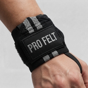 Pro Felt Bandes de poignet sur mesure, élastiques, unies, à soutien, accessoire d'entraînement pour haltérophilie, développé couché et levée olympique - Product Image 4