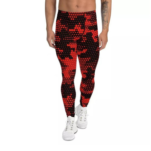 <b>Men's</b> Athletic <b>Compression</b> Leggings Performance Running Gym Workout Stretch Moisture Wicking Training Sports Fitness Base Layer - Product Image 2