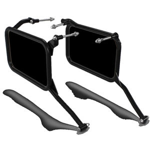 Rails de sacoches Black Adventure KXA00432 compatibles avec la moto Royal Enfield Himalayan 450 Touring Off Road - Product Image 1