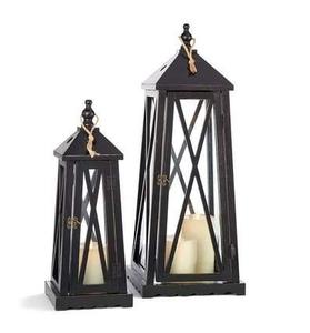 Farol de aluminio fundido alto estilo vintage, hecho a mano, con acabado en níquel plateado, lámpara de metal tipo huracán para decoración del hogar y jardín. - Product Image 6