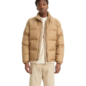 High Quality Luxury Puffer <b>Jacket</b> Men Custom Designer Winter Breathable Satin Woven Polyester Dyed Spandex Waterproof Windproof - Product Image 6
