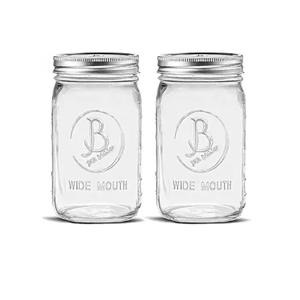 Frascos de Vidrio Tipo Mason con Tapas Herméticas y Anillos Para Almacenamiento, Enlatado, Fermentación, Preparación de Comidas, Café Frío, Congelación - Product Image 3