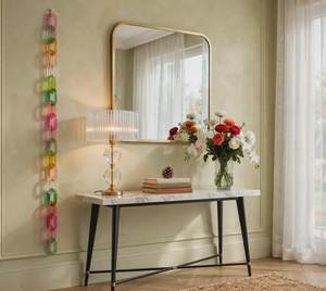 Décoration murale personnalisée faite à la main en chaîne de maillons, article en résine, objet décoratif de chambre, articles les plus adorables, chaîne en acrylique, vente en gros - Product Image 3