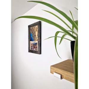 Wooden Washington DC Map Art <b>Wall</b> Decor Handmade Rectangular Shadow Box <b>Frame</b> Full Color Die Cut Design Rustic Style - Product Image 3