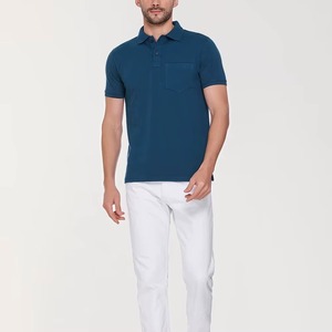 Polo de Algodón Premium para Hombre, Transpirable, Casual, Manga Corta, para Golf, con Logotipo Personalizado, Fabricante OEM ODM, Venta al Por Mayor - Product Image 3