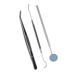 Kit d'examen dentaire électrique de base en acier inoxydable de haute qualité, instruments Bone Bridge, 3 pièces réutilisables, certifié CE - Product Image 3