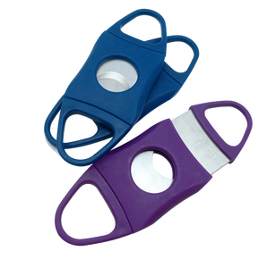 Hot Selling Good Quality Plastic Double Blades Double Grips Cigar <b>Cutter</b> - Product Image 3